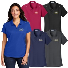 Port Authority® Ladies Pinpoint Mesh Zip Polo *BACKORDERED*
